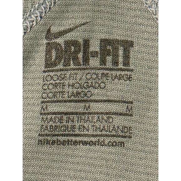 Nike Women's Dri-FIT Elastika Tank Top - Gray, Size M Sleeveless Loose Fit - Picture 6 of 8
